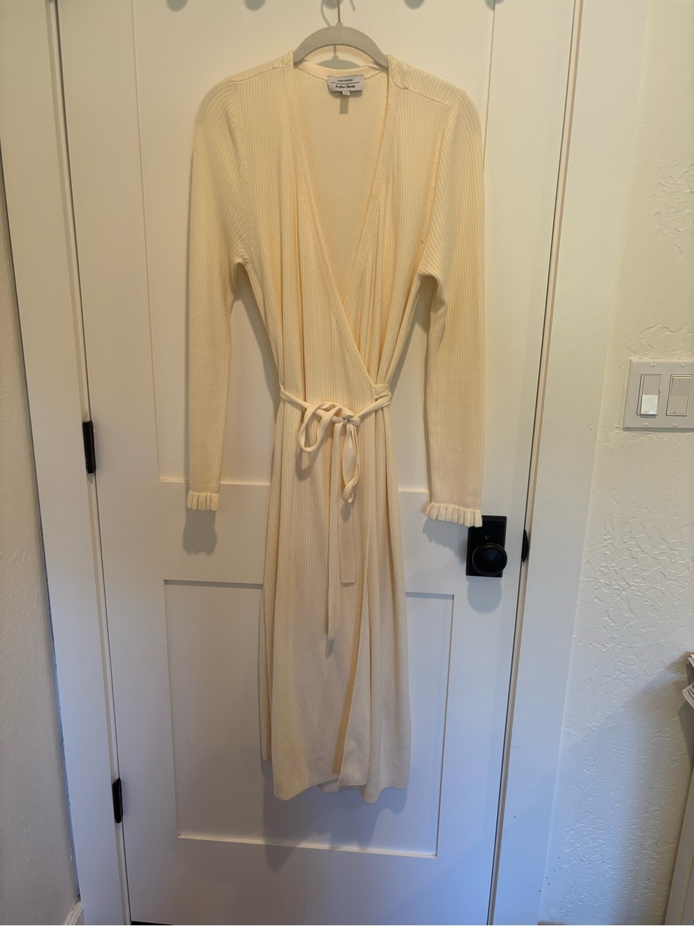 Wrap midi dress